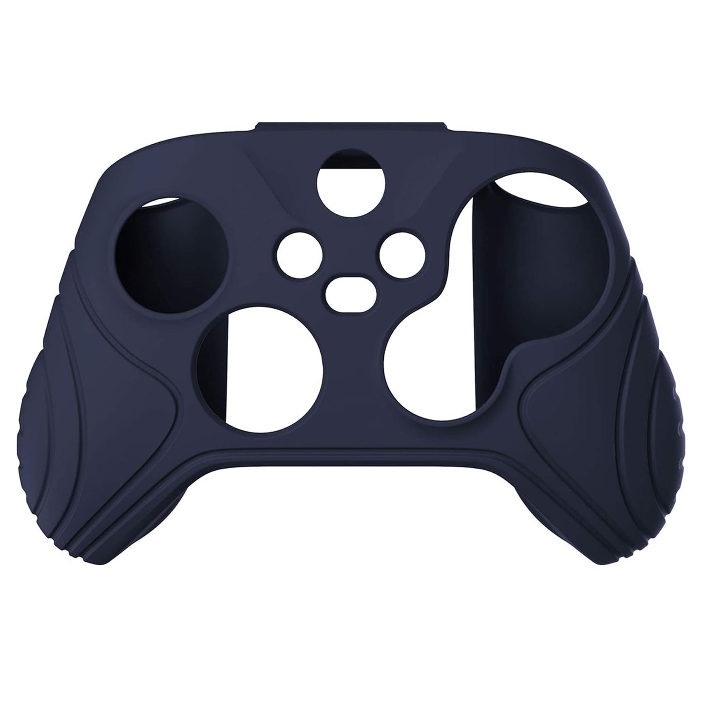 Playvital Samurai Edition Anti-Slip Silicone Grip Case for Xbox Core Controller - Ergonomic Protective Cover with Thumb Grips for Xbox Series S/X in Midnight Blue