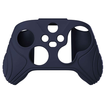Playvital Samurai Edition Anti-Slip Silicone Grip Case for Xbox Core Controller - Ergonomic Protective Cover with Thumb Grips for Xbox Series S/X in Midnight Blue