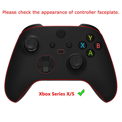 Playvital Samurai Edition Anti-Slip Silicone Grip Case for Xbox Core Controller - Ergonomic Protective Cover with Thumb Grips for Xbox Series S/X in Midnight Blue